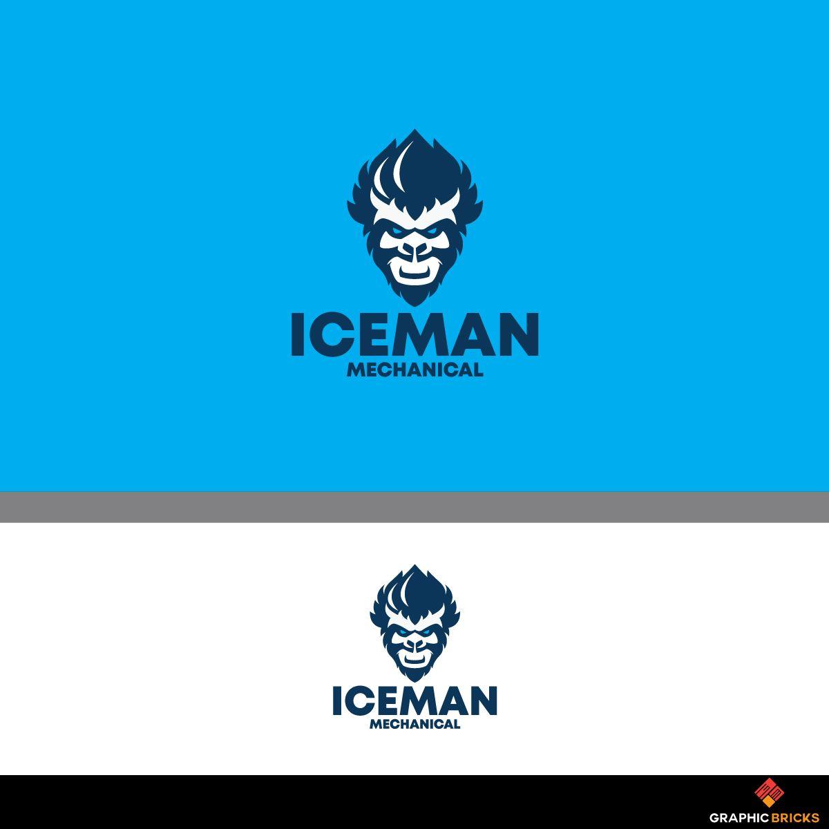 Iceman Logo - Masculine, Bold, Hvac Logo Design for Iceman Mechanical by Graphic ...