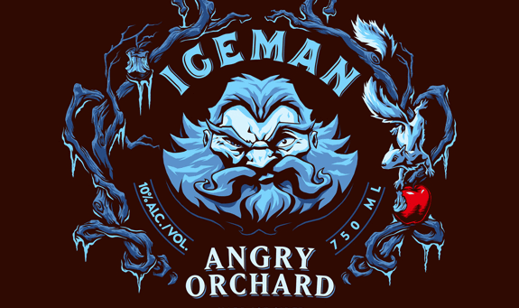 Iceman Logo - Angry Orchard® Iceman and Strawman now available | BeerPulse