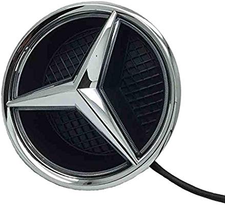 GLE Logo - Amazon.com: Cszlove Car Front Grilled Star Emblem LED Illuminated ...