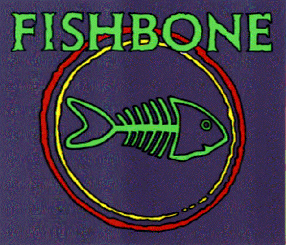 Fishbone Logo - Fishbone Logo Fish Skeleton Rock SKA Punk Alternative Funk