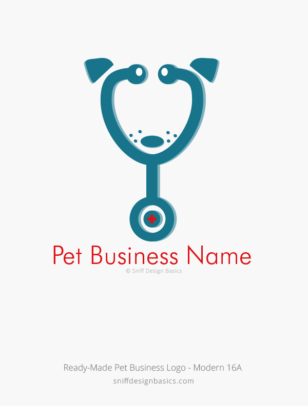 Veterinarian Logo - Ready Made Pet Veterinary Logo – Modern 16 | Sniff Design® Basics ...