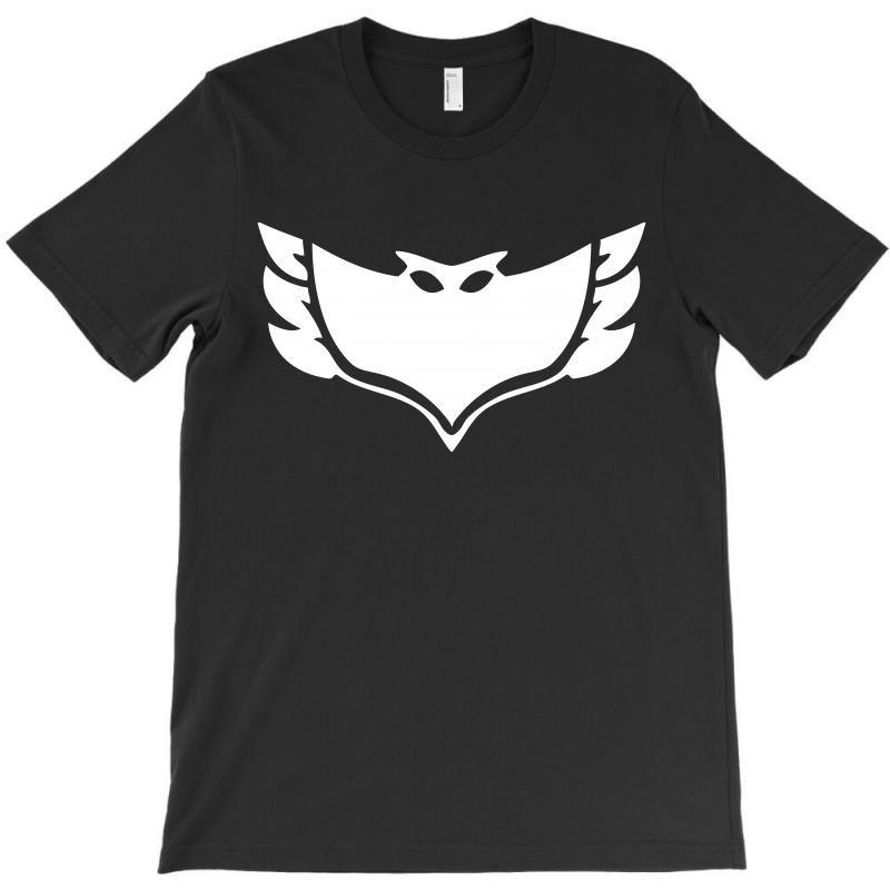 Owlette Logo - Custom Pj Masks Owlette White Logo T Shirt By Black White