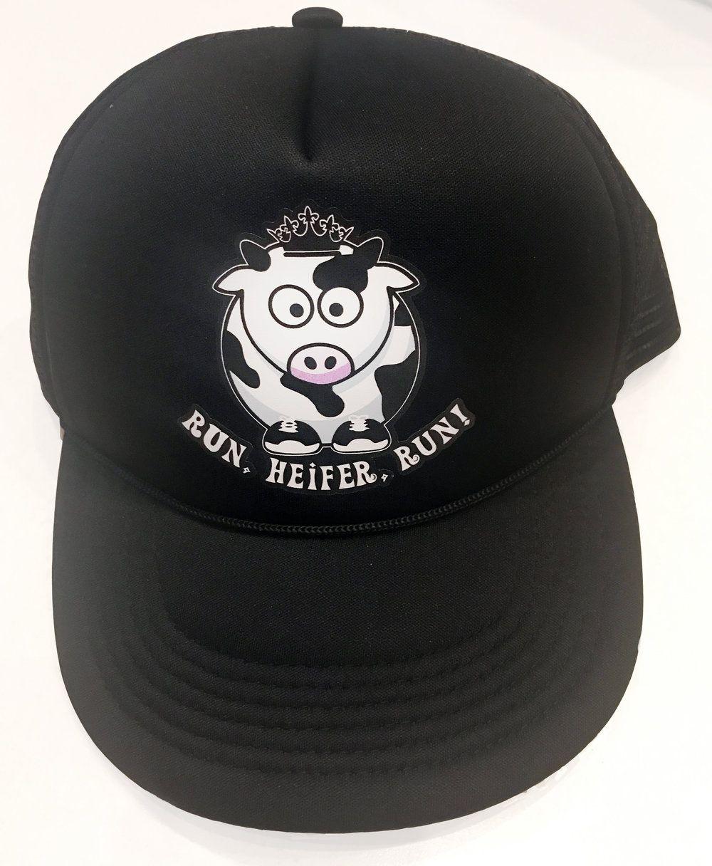 Heifer Logo - Black Trucker Hat with Run, Heifer, Run! logo — Run, Heifer, Run!
