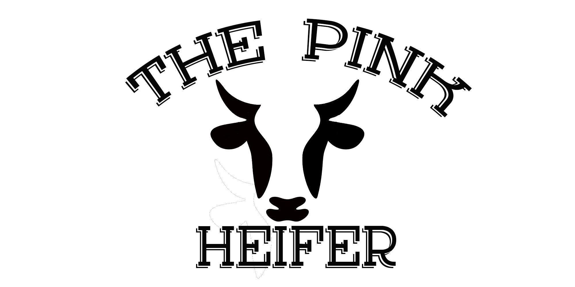 Heifer Logo - The pink heifer horsebox bar hire