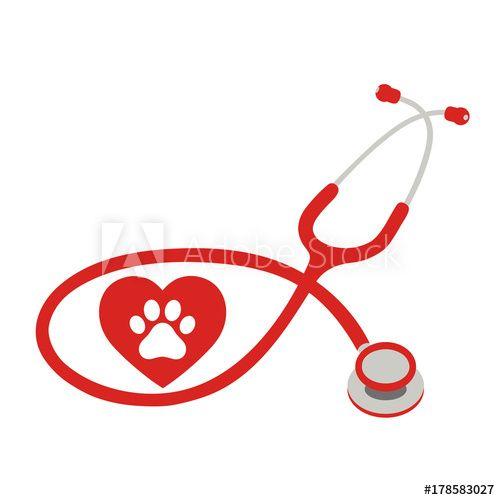 Veterinarian Logo - veterinarian logo on white background - Buy this stock vector and ...