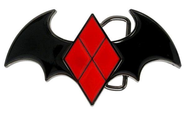 Supervillain Logo - Joker DC Comics Supervillain Harley Quinn Logo Belt Buckle In