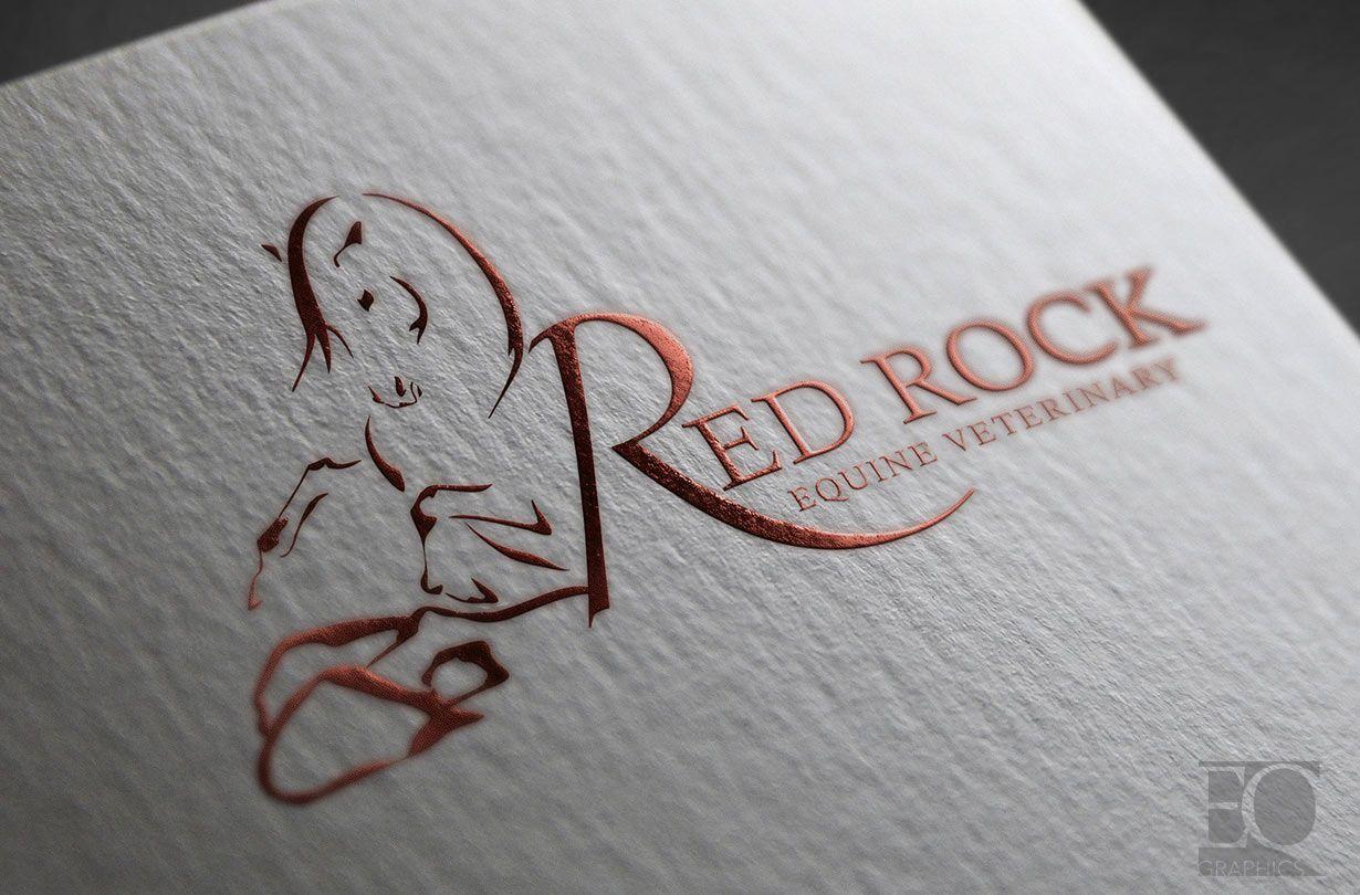 Veterinarian Logo - Red Rock Equine Veterinarian Logo Design by EQ Graphics Large Animal ...