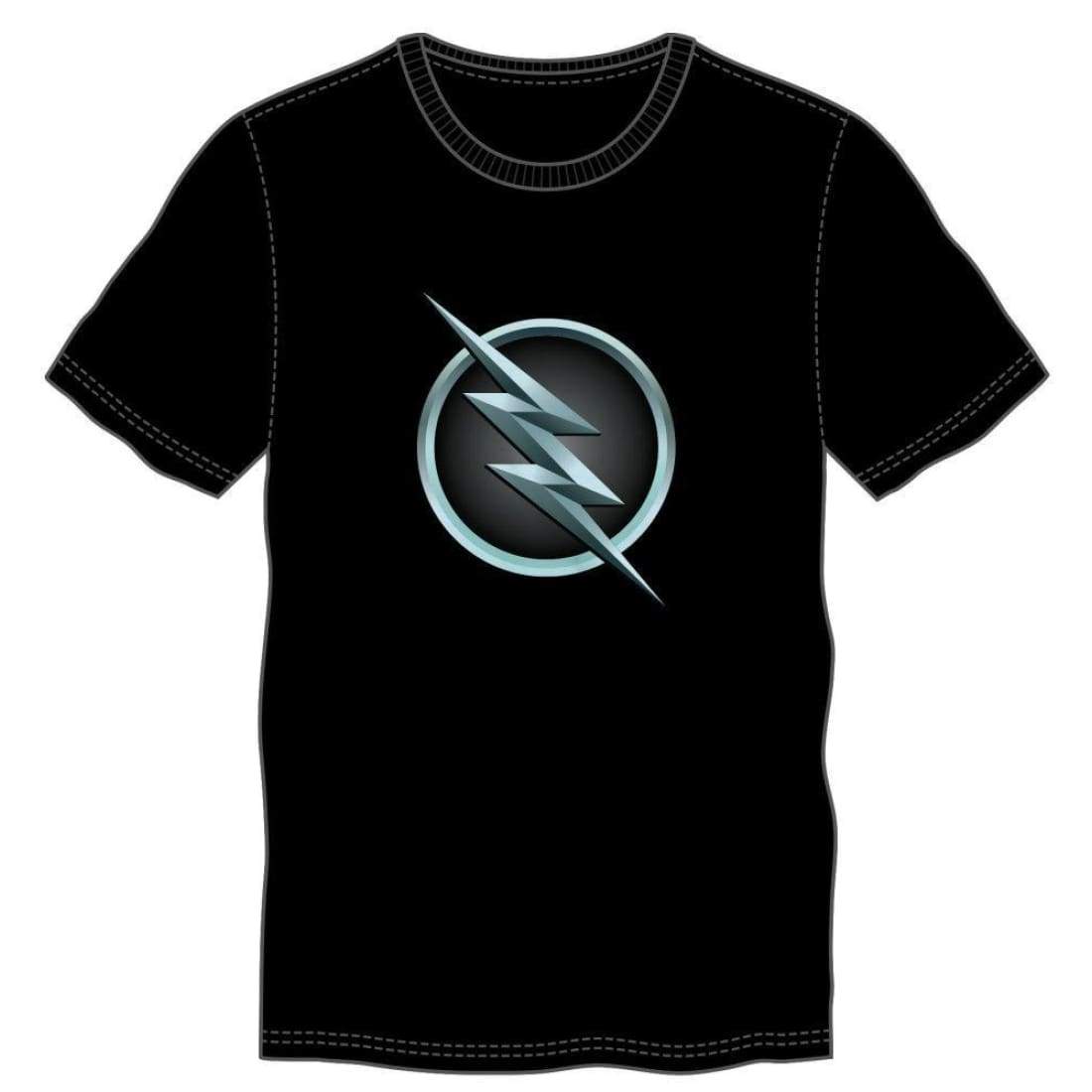 Supervillain Logo - Reverse Flash Logo Black T-Shirt – Superhero Supervillain