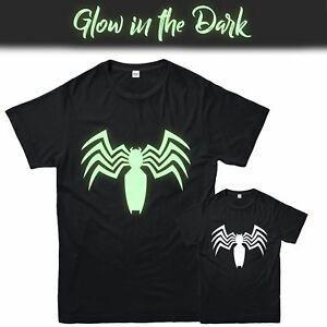 Supervillain Logo - Venom Logo T-Shirt, Marvel Comics Supervillain Glow In Dark Tee Top ...