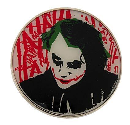 Supervillain Logo - Batman Movie Joker Us American Supervillain Belt Buckle