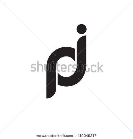 PJ Logo - initial letter pj linked round lowercase monogram logo black | logo ...