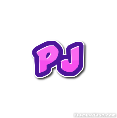 PJ Logo - Pj Logo | Free Name Design Tool from Flaming Text