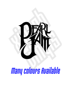 PJ Logo - Pearl Jam PJ vinyl sticker decal logo cd (window optional) car Eddie ...