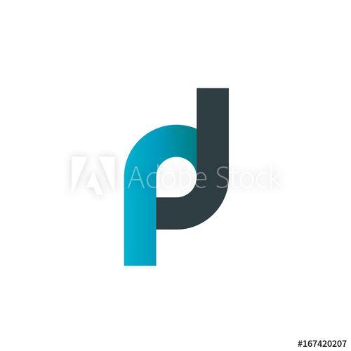 PJ Logo - Initial Letter PJ RJ PL Linked Rounded Design Logo - Buy this stock ...