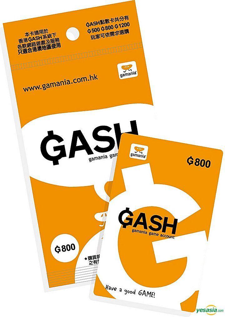 Gamania Logo - YESASIA: GASH 800 Point Point Card Digital Entertainment