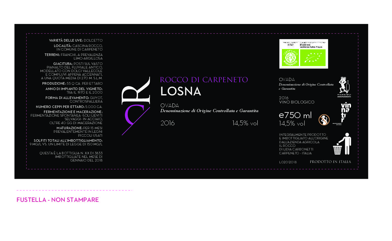 Losna Logo - Losna - Raw Wine