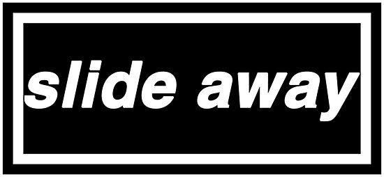 Maybe Logo - Oasis (Band) - Slide Away Logo (Definitely Maybe)