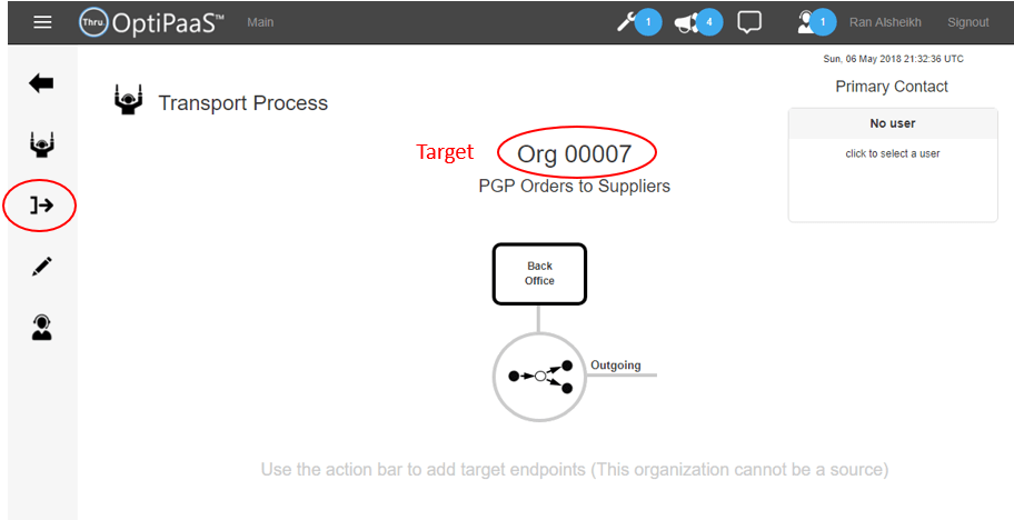 Onet.org Logo - 1:M Steps to setup the transport with PGP Guide