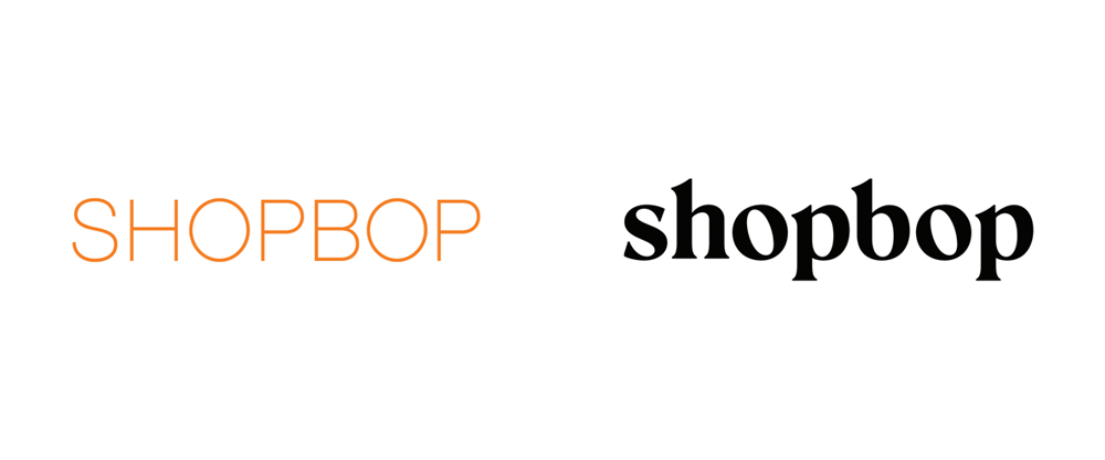 Shopbop Logo - Brand New: New Logo for Shopbop