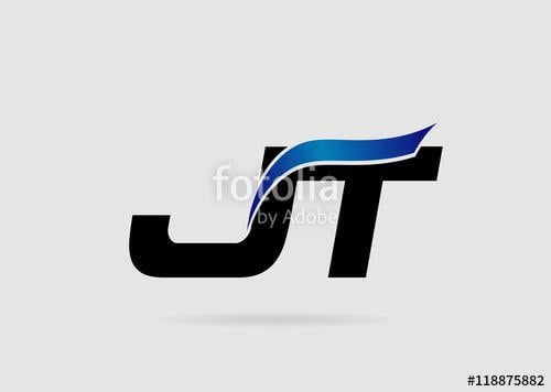 JT Logo - Letter JT Logo Stock Image And Royalty Free Vector Files