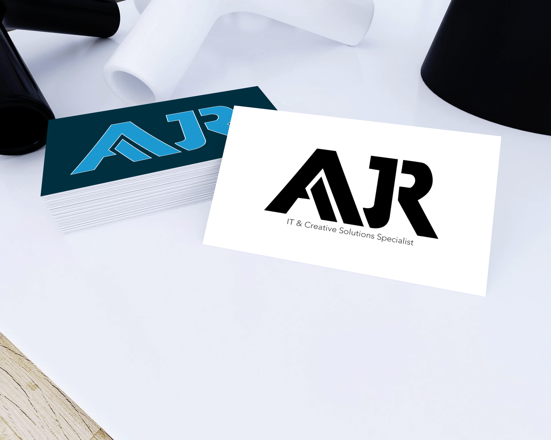 AJR Logo - logo and visual identity design for the AJR Solutions Group