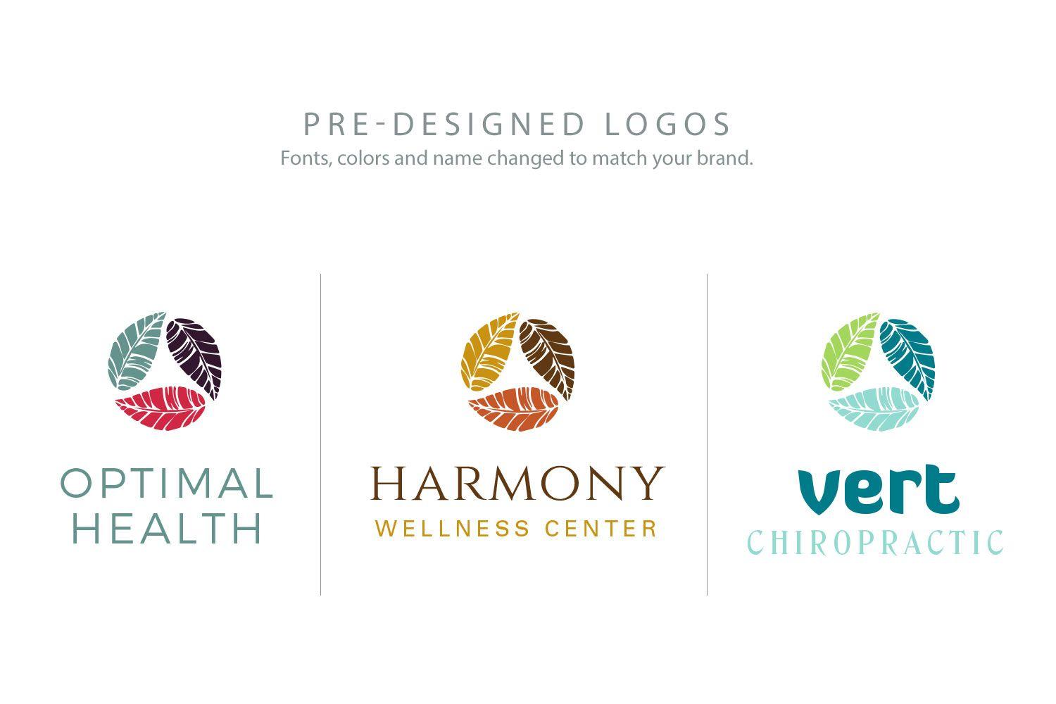Pacha Logo - Wellness, Health and Chiropractor Logos - Purely Pacha