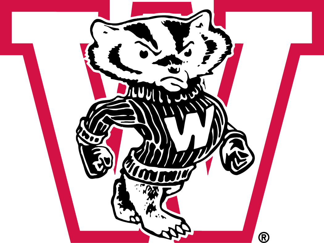 Badgers Logo - Wisconsin Badgers Primary Logo - NCAA Division I (u-z) (NCAA u-z ...
