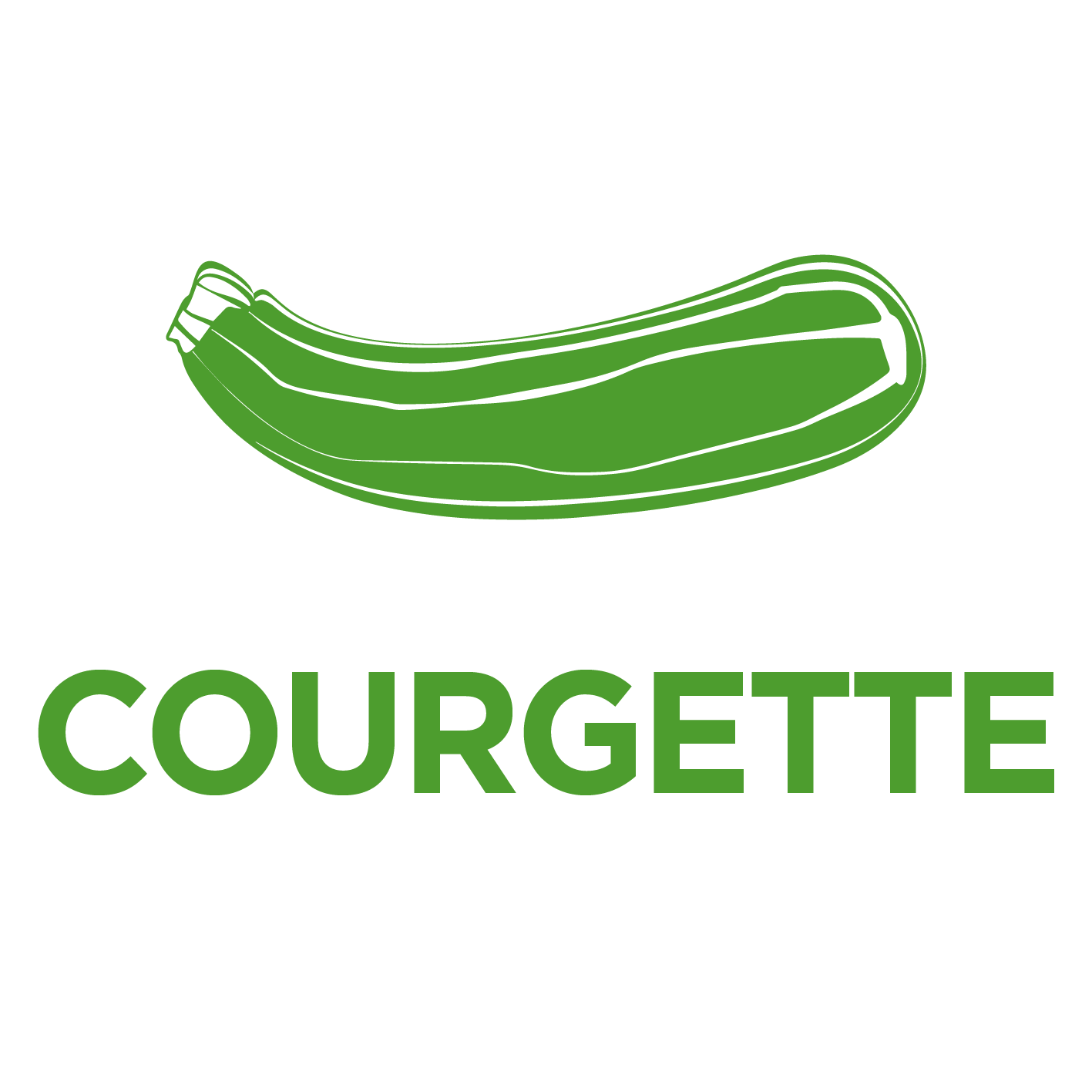 Zucchini Logo - Courgette