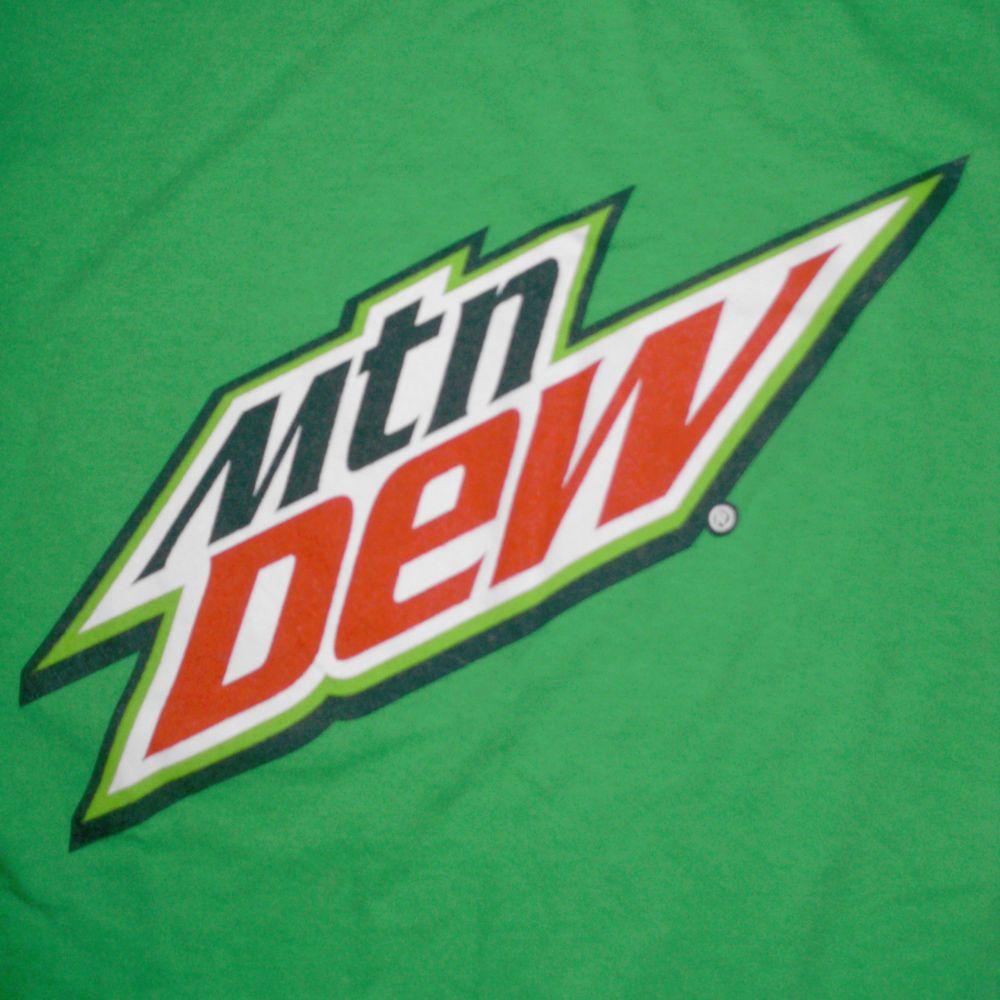 Dew Logo - Mountain Dew T Shirt Small Modern Logo Soda Pop Advertising PepsiCo