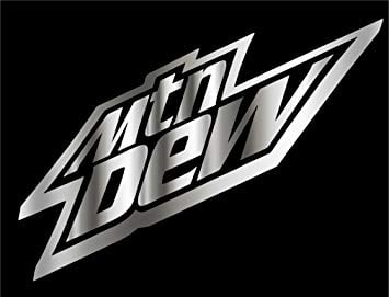 Dew Logo - Mountain Dew Logo 7 Wide (Chrome): Automotive