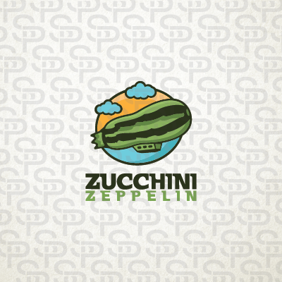 Zucchini Logo - Zucchini Zeppelin. Logo Design Gallery Inspiration