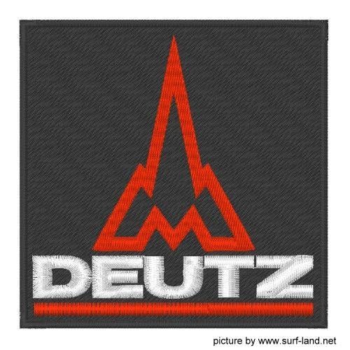 Duetz Logo - PATCH EMBROIDERY DEUTZ LOGO TRUCK 8X8CM (3.1X3.1 inch)