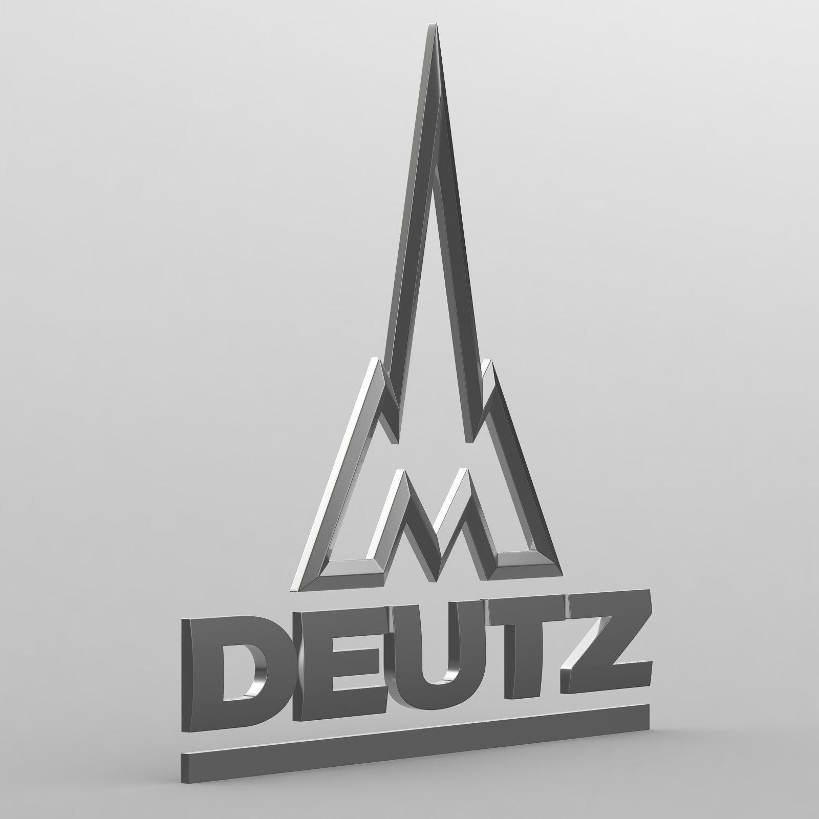 Duetz Logo - deutz logo 3D