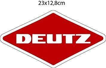 Duetz Logo - Deutz Labe Sticker Logo Emblem Sticker 23x12,8 cm: Amazon.co.uk: Car ...