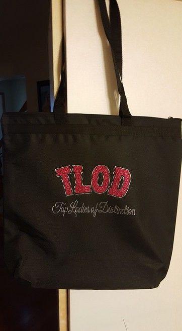 Tlod Logo - TLOD Tote | Top Ladies of Distinction, Inc. - TLOD | Tops, Lady ...