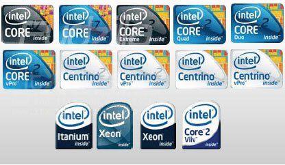 CPU Logo - Intel unveils 14 new CPU logos
