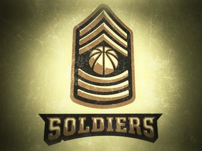 Soldiers Logo - Oakland Soldiers Secondary Logo