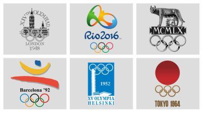 Olimpycs Logo - Rio 2016: The best and worst Olympic logo designs through the ages ...