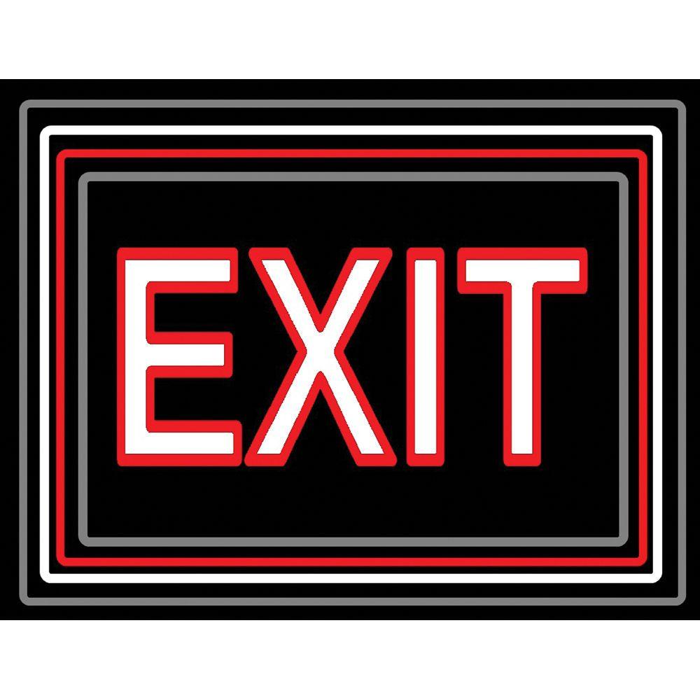 Exit Logo - Porta-Trace / Gagne LED Light Panel with Exit Logo 1118-EXIT 1