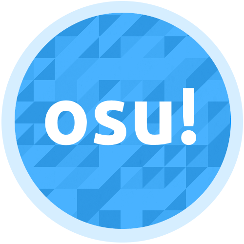 OSU Logo - Blue logo version of osu!