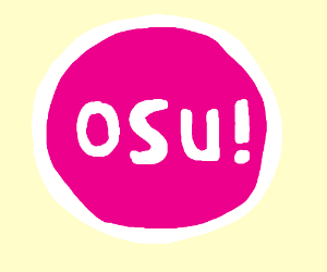 OSU Logo - osu! game logo - Drawception