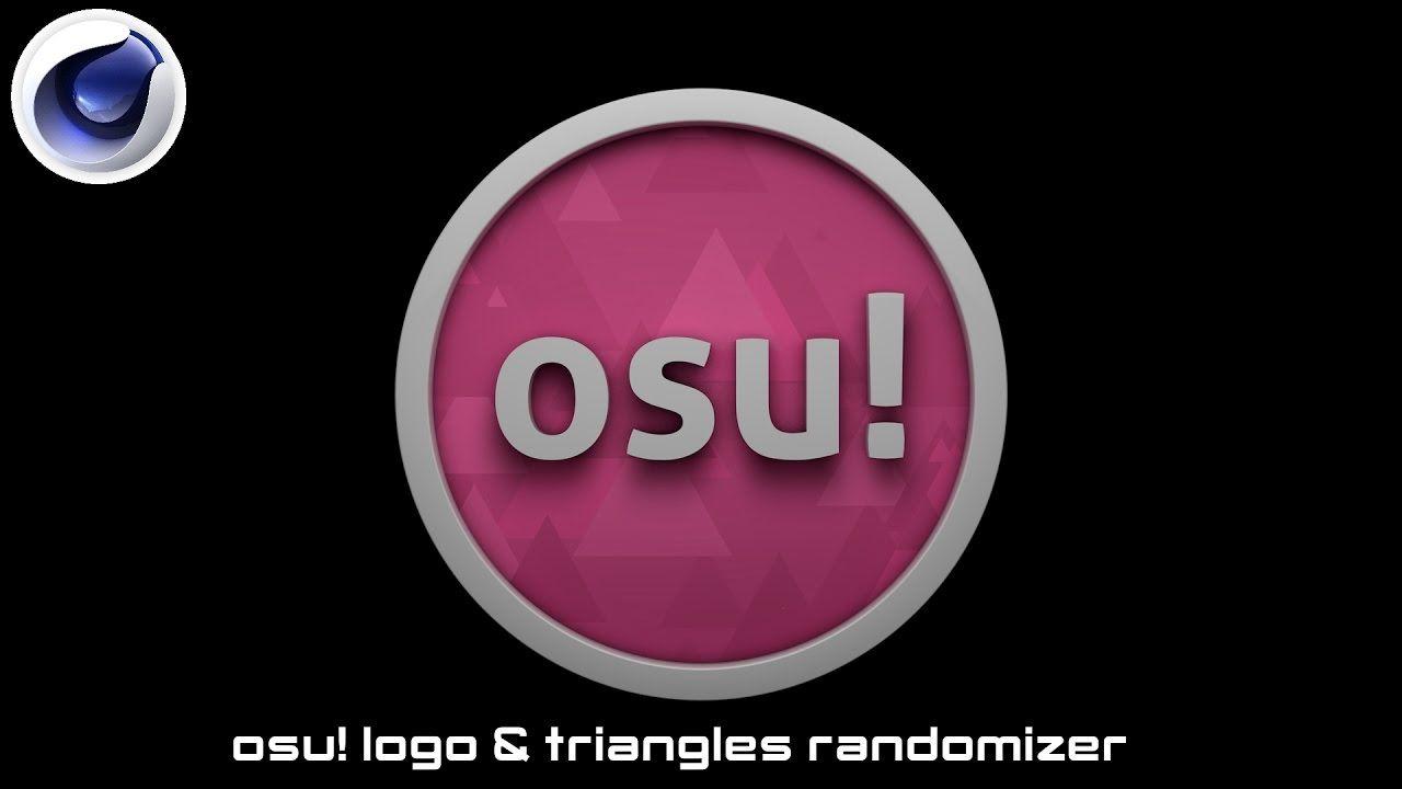 OSU Logo - C4D osu!Lazer logo & triangles randomizer