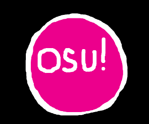 OSU Logo - osu! game logo drawing