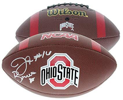 OSU Logo - Amazon.com: JT Barrett Ohio State Buckeyes Autographed Signed Wilson ...