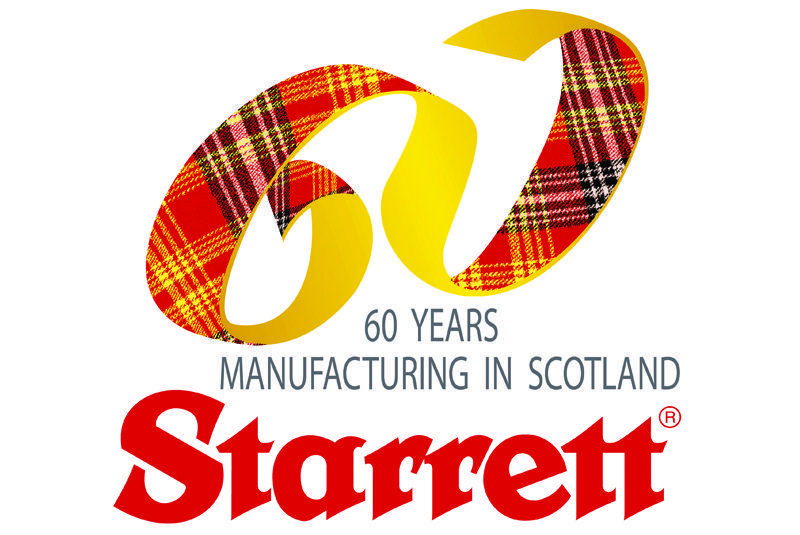 Starrett Logo - Starrett 60 Years In Scotland Logo Text Builders