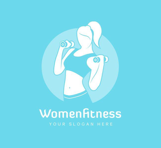 Pre-Designed Logo - Women Fitness Logo & Business Card Template Design Love