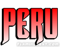 Peru Logo - Peru Logo. Free Logo Design Tool from Flaming Text