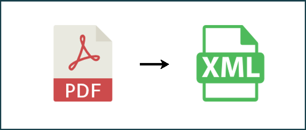 XML Logo - Convert PDF to XML Online
