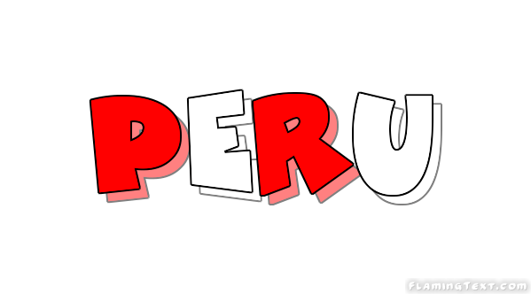 Peru Logo - Peru Logo. Free Logo Design Tool from Flaming Text