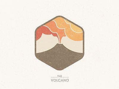 Volcano Logo - The Volcano. UI. Logo design, Logo inspiration, Logos